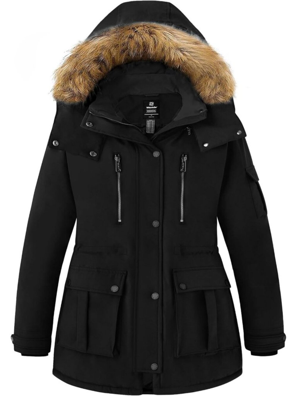 Plus Size Warm Winter Parka Jacket for Women with Hood - Cozy & Stylish